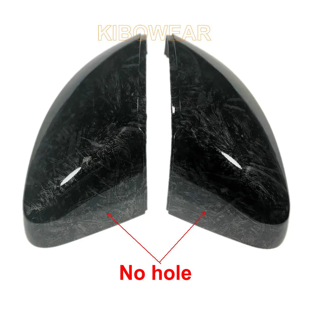 Pair for Audi A3 S3 8V Forged Carbon pattern Side Wing Mirror Cover 2017 Replace 2015 2016 2018 2013 2014 2019