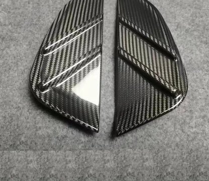 Replacement MP Style Dry Carbon Fiber Car Side Fender Grille Vent Cover Trim Fit For BMW M3 G80 M4 G82 G83