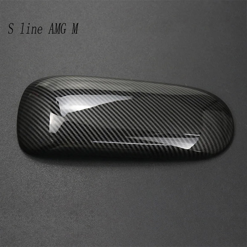 BMW Mini Cooper R56 R50 R53 2001-2008 Car Stickers Stowing Tidying Armrest Box Panel Carbon fiber Cover Interior Accessories