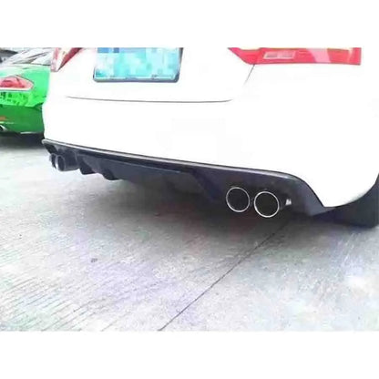 Audi A5 Coupe 2009-2011 4-door Sports Carbon Fiber Car Rear Bumper Diffuser Rear Splitters Spoiler Back lip body kit