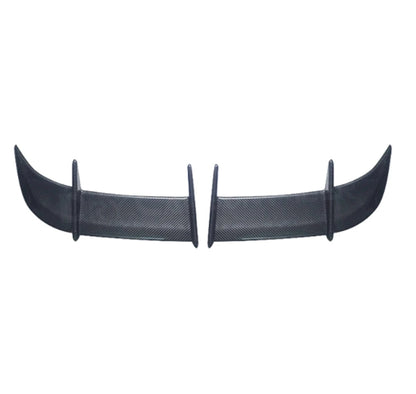 2Pcs/Set Carbon Fiber Rear Trunk Spoiler Wing for Volkswagen VW Golf 7 7.5 MK7 Standard 2014-2019 Not for GTI R Bumper FRP