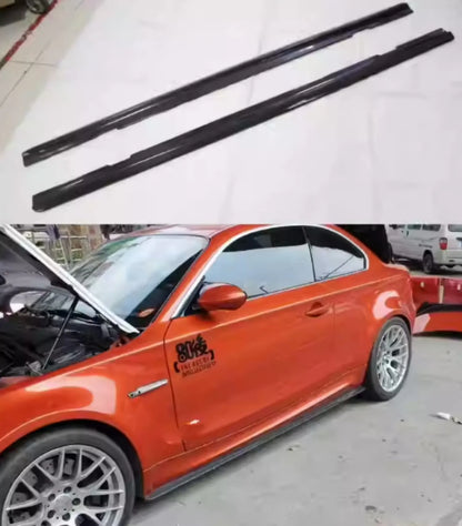 Car body kit hood Cover Carbon fiber front and rear lip side skirts for BMW 1 Series E82 E88 1M modified Mirror cover