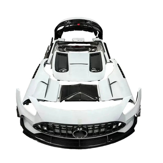 Upgrade FRP Half Carbon Fiber Bodykit for Mercedes-Benz AMG GT GTC GTS GTR to Black Series BS Wide Body Kit