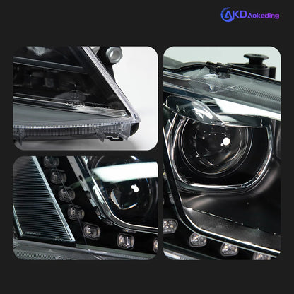 AKD Car Styling for VW Jetta Headlights 2011-2018 Jetta Gli LED Headlight Europe Version Led Drl Hid Bi Xenon Auto Accessories