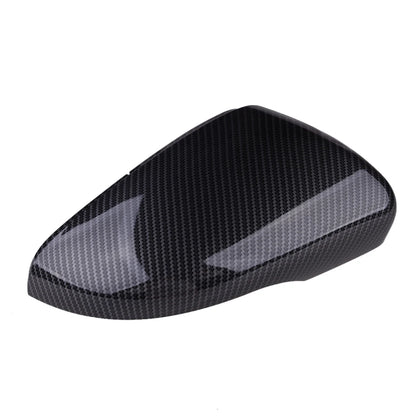 1 Pair Carbon Fiber Style Side Rearview Mirror Covers Caps ABS Fit for VW Jetta MK6 Beetle Cabrio 2012 2013 2014 2015 2016 2017