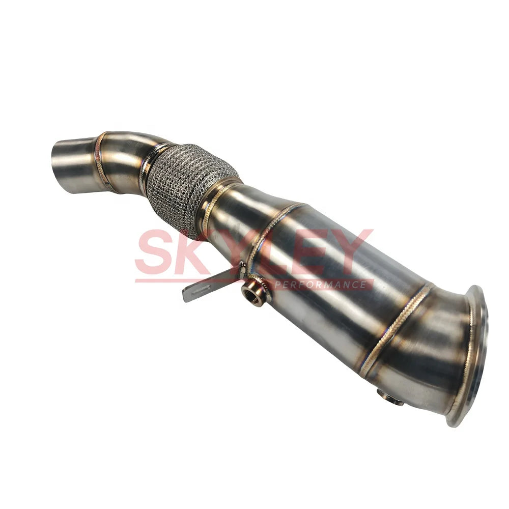 SKYLEY Catless Exhaust Downpipe For Bmw N20 128i 220i 228i 320i 328i 420i 428i F30 F31 F34 2.0t 2012-2016 Downpipes Titanium