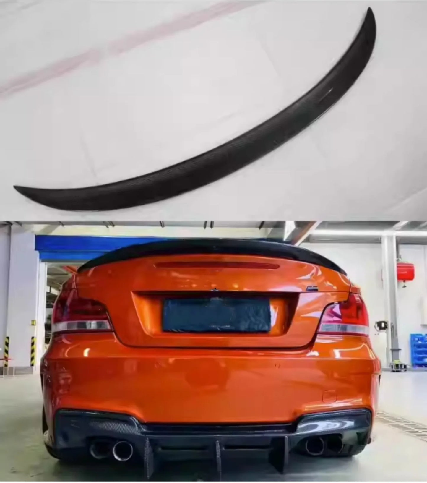 Car body kit hood Cover Carbon fiber front and rear lip side skirts for BMW 1 Series E82 E88 1M modified Mirror cover