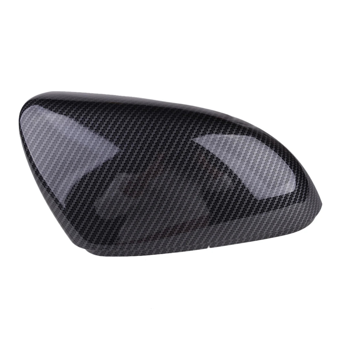 1 Pair Carbon Fiber Style Side Rearview Mirror Covers Caps ABS Fit for VW Jetta MK6 Beetle Cabrio 2012 2013 2014 2015 2016 2017