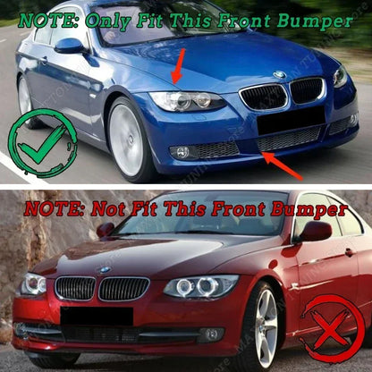 Car Front Bumper Lip Splitter Spoiler Tuning For BMW E92 E93 2005-2013 Luxury Version Pre-Lci Diffuser Body Kit ABS Accessories