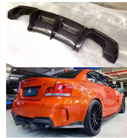 Car body kit hood Cover Carbon fiber front and rear lip side skirts for BMW 1 Series E82 E88 1M modified Mirror cover