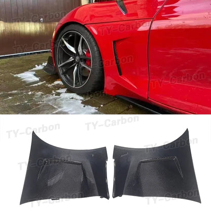 Supra A90 M5K ARTISAN Style Front Vented Side Fender Wing Carbon Fiber FRP Mudguard Protector For A90 Car Styling 2019-2022