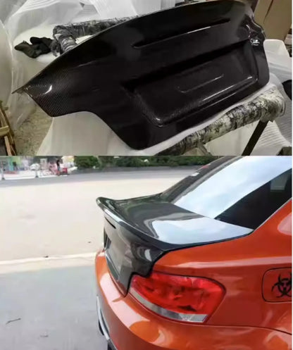 Car body kit hood Cover Carbon fiber front and rear lip side skirts for BMW 1 Series E82 E88 1M modified Mirror cover