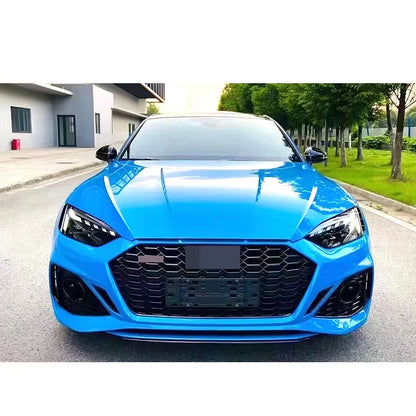 PP Material Wide Car Parts Auto Body System for Audi A5 Upgrade to RS5 2012-2016 Front Bumper with Grille