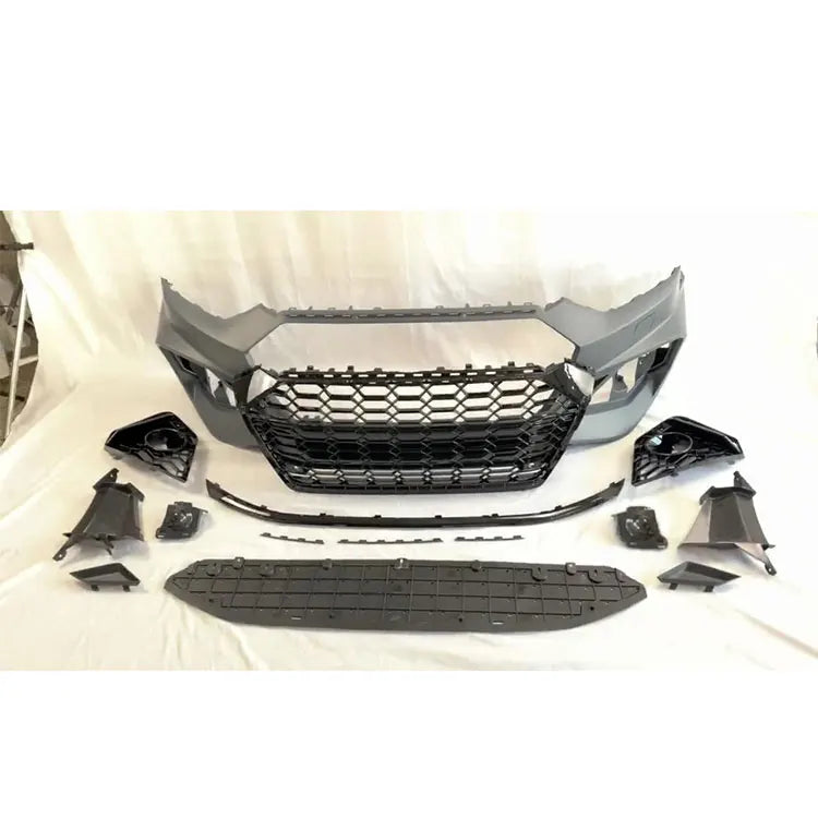 PP Material Wide Car Parts Auto Body System for Audi A5 Upgrade to RS5 2012-2016 Front Bumper with Grille