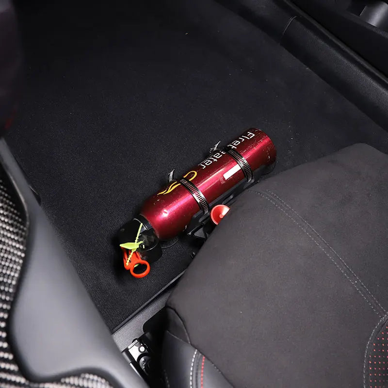 Alloy Fire Holder Adjustable Extinguisher Mount Holder for Toyota GR Supra MK5 A90 2019-23 Installation Under the Passenger Seat