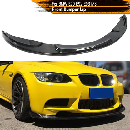 Carbon Fiber / FRP Front Bumper Lip Splitters Spoiler for BMW 3 Series E90 E92 E93 M3 2007 - 2013 Front Bumper Lip Spoiler