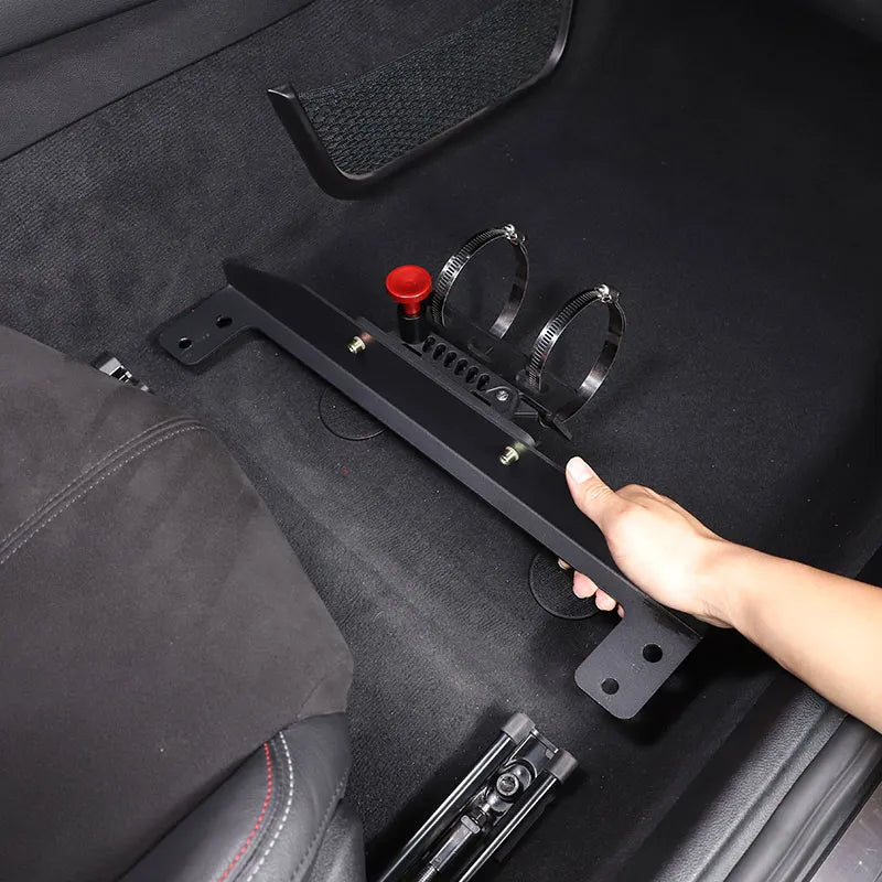 Alloy Fire Holder Adjustable Extinguisher Mount Holder for Toyota GR Supra MK5 A90 2019-23 Installation Under the Passenger Seat