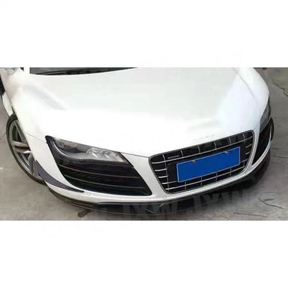 Carbon Fiber Front Bumper Lip Spoiler Chin Splitters For Audi R8 V8 V10 2008 - 2015 Car