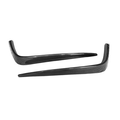 2Pcs Carbon Fiber Car Front Bumper Lip Spoiler Splitter Trim Fit For Audi A3 S3 2014 2015 2016 Car Accessories